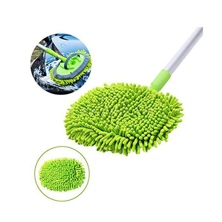 Car Wash Big Brush Extendable Green Duster Style XXL Size SehgalMotors.pk