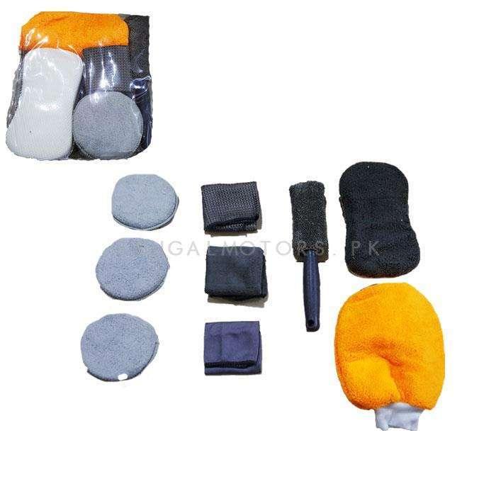 Car Wash Bundle Microfiber Kit - 9 Pcs - Detailing Products SehgalMotors.pk