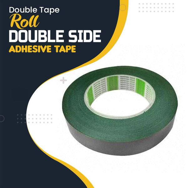 Double Tape Roll - Double Side Adhesive Tape Exterior Tape Stickers | Double Sided Tape | Double Tape SehgalMotors.pk