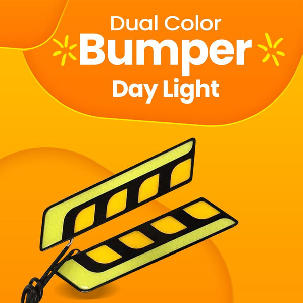 Dual Color Bumper Daylight - Daytime Running Lights | Car Styling Led Day Light | DRL Lamp SehgalMotors.pk