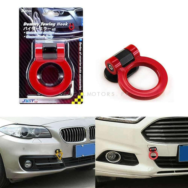 Dummy Towing Hook Red - Car Front Bumper Tow Hook | Towing Hook SehgalMotors.pk