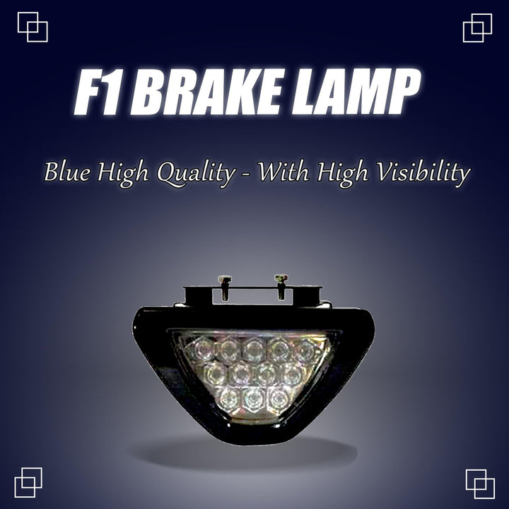 F1 Brake Lamp Blue High Quality - With High Visibility | Under Diffuser / Bumper Blue LED Sporty Style SehgalMotors.pk