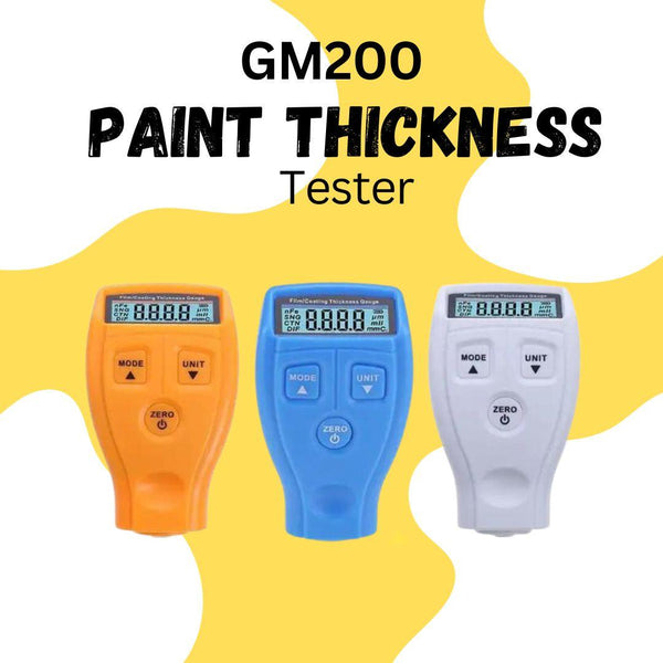 GM200 Car Paint Thickness Tester - Multi - Fake Paint Detector | Car Paint Gauge Measuring Tool SehgalMotors.pk