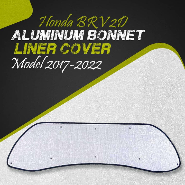 Honda BRV 2D Aluminum Bonnet Liner Cover - Model 2017-2022 - Protector Lid Garnish Bonnet Namda SehgalMotors.pk