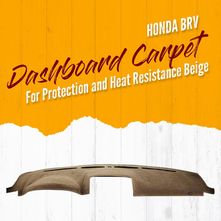 Honda BRV Dashboard Carpet For Protection and Heat Resistance Beige - Model 2017-2021 SehgalMotors.pk