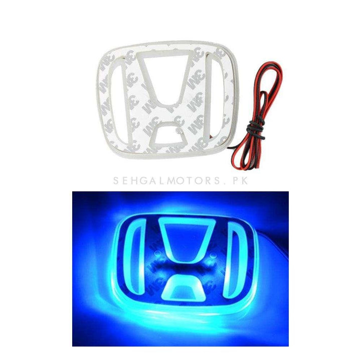 Honda Back LED Logo Blue - Emblem | Decal | Monogram | Logo SehgalMotors.pk