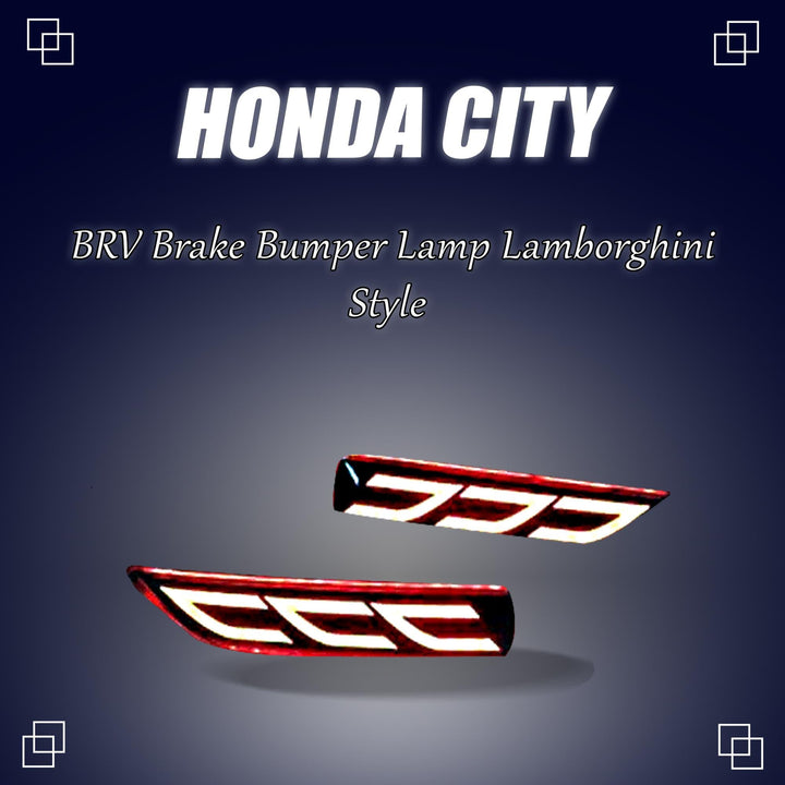 Honda City / BRV Brake Bumper Lamp Lamborghini Style SehgalMotors.pk