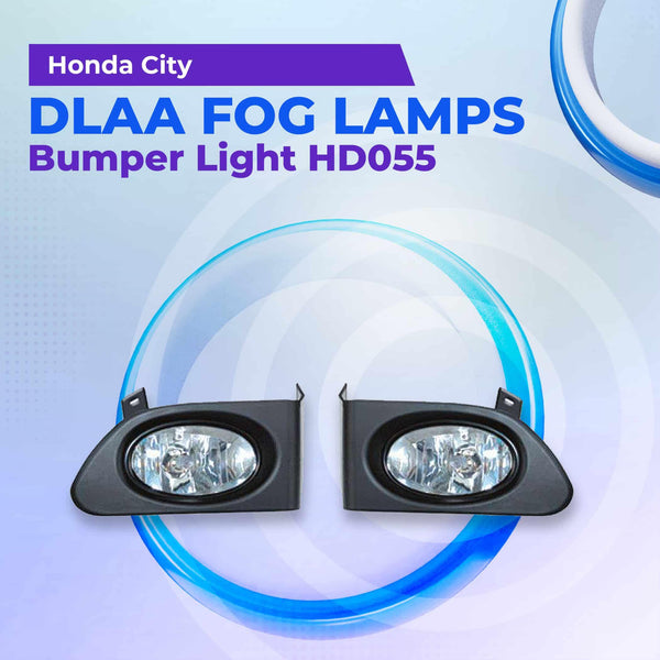 Honda City DLAA Fog Lamps Bumper Light HD055 - Model 2003-2006 SehgalMotors.pk