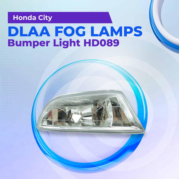 Honda City DLAA Fog Lamps Bumper Light HD089 - Model 2003-2006 SehgalMotors.pk