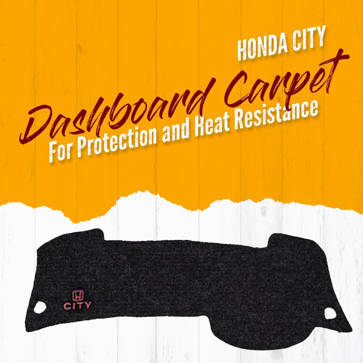 Honda City Dashboard Carpet For Protection and Heat Resistance - Model 2008 -2021 SehgalMotors.pk