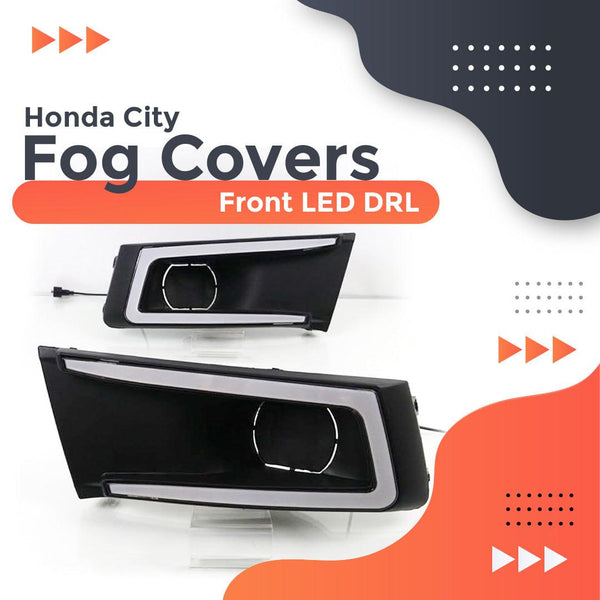 Honda City Front LED DRL Fog Covers - Model 2021-2022 SehgalMotors.pk