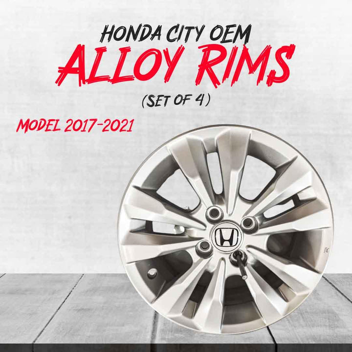 Honda City OEM Alloy Rim Inches (Set of 4) - Model 2017-2021 SehgalMotors.pk