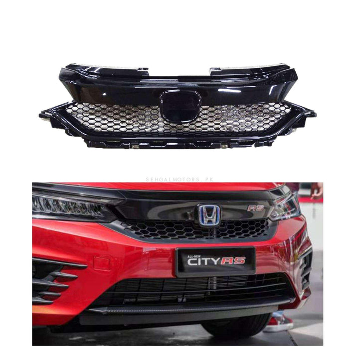 Honda City RS Style Front Grille - Model 2021-2022 SehgalMotors.pk