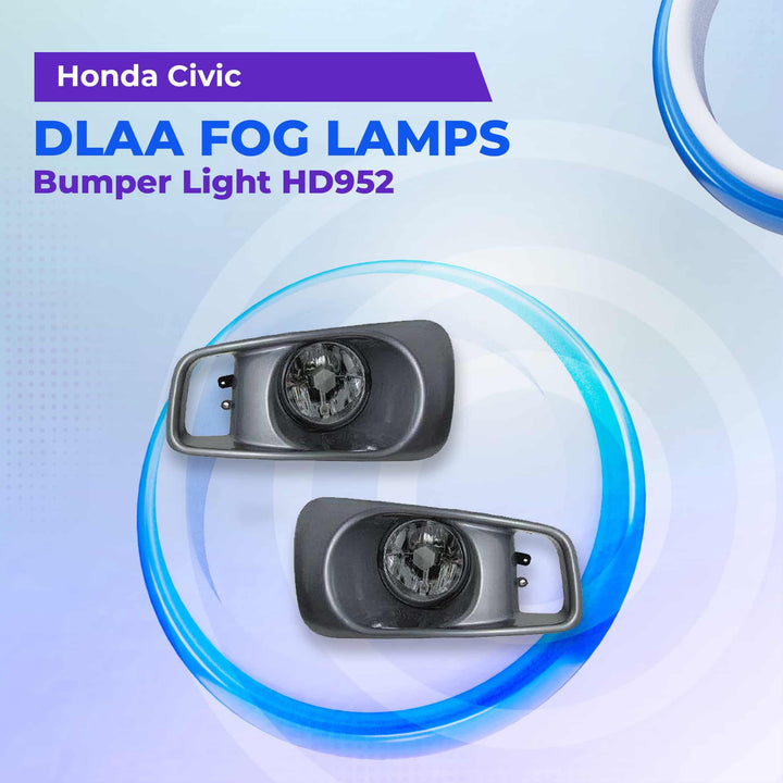 Honda Civic DLAA Fog Lamps Bumper Light HD952 - Model 2016-2021 SehgalMotors.pk