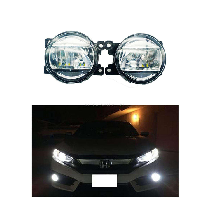 Honda Civic Fog Lamps With LED - Model 2016-2022 SehgalMotors.pk