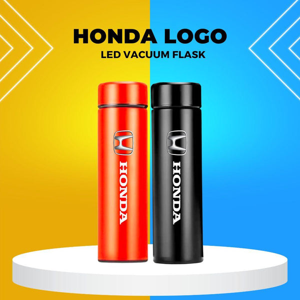 Honda Logo Vacuum Flask LED Temperature Display Multi Color SehgalMotors.pk