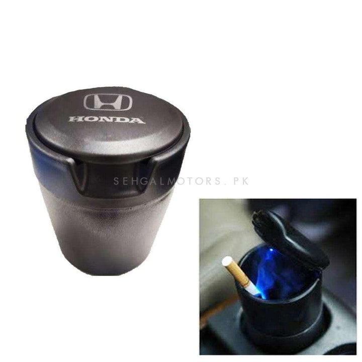 Honda Portable Car Ashtray Black With Logo For Smokers SehgalMotors.pk