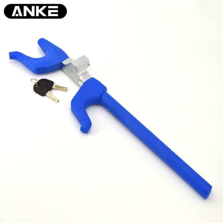 Steering Wheel Steel Anti-Theft Blue Locks Crook Lock