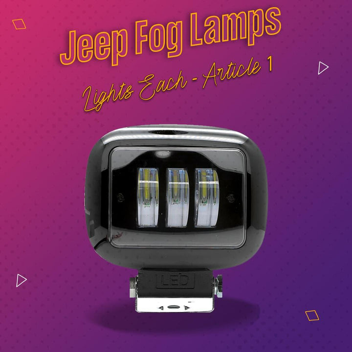 Jeep Fog Lamps Lights Each - Article 1 SehgalMotors.pk