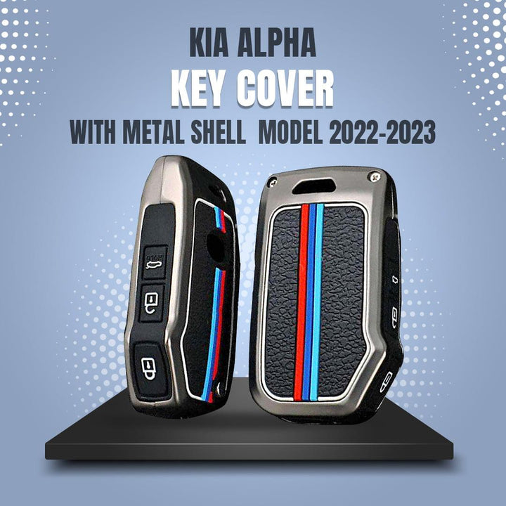 KIA Alpha Key Cover With Metal Shell - Model 2022-2023 SehgalMotors.pk
