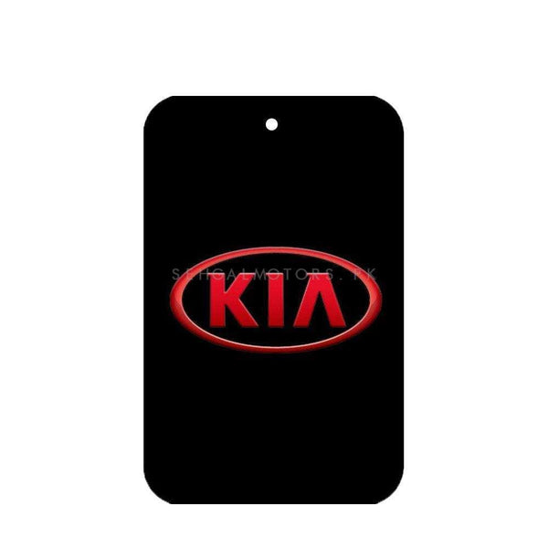 KIA Car Branded Perfume Card Hanging Car Fresheners - Red - Car Perfume | Fragrance | Air Freshener | Best Car Perfume | Natural Scent | Soft Smell SehgalMotors.pk