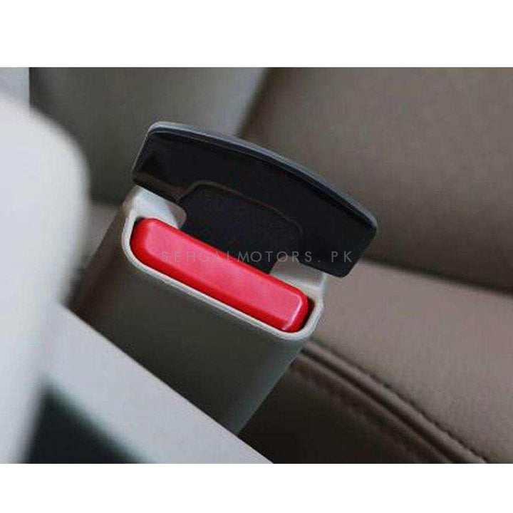 Lexus Mini Metal Seat Belt Clip Black - Pair - Car Safety Belt Buckle Alarm Canceler Stopper SehgalMotors.pk