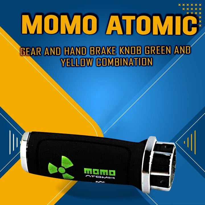 MOMO Atomic  Hand Brake Knob Green - Shift Lever Stick Knob | Lever Knob SehgalMotors.pk