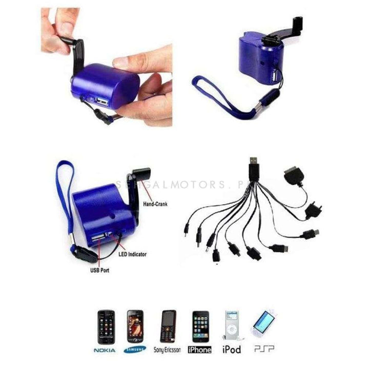 Manual USB Mobile Phone Travelling Charger SehgalMotors.pk