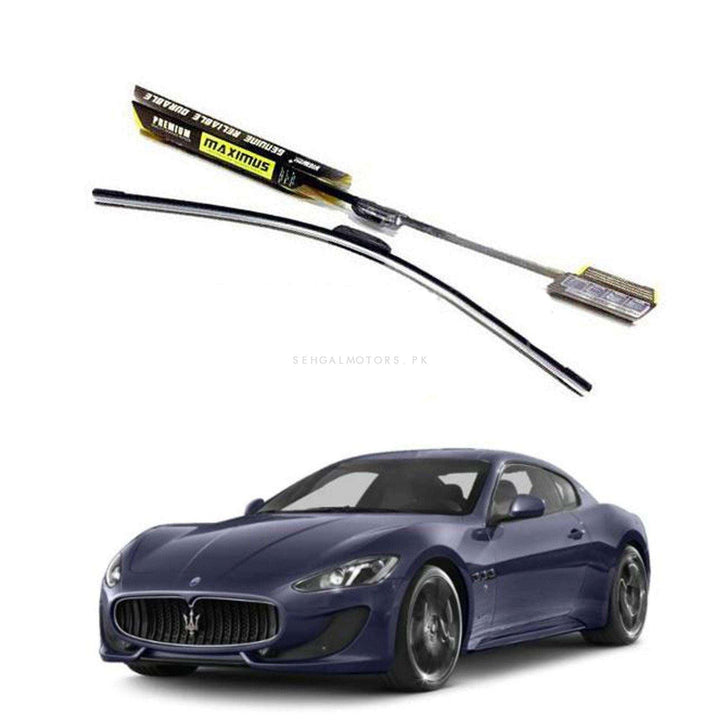 Maserati Quattroporte Maximus Premium Silicone Wiper Blades - Model 2013 -2022 SehgalMotors.pk