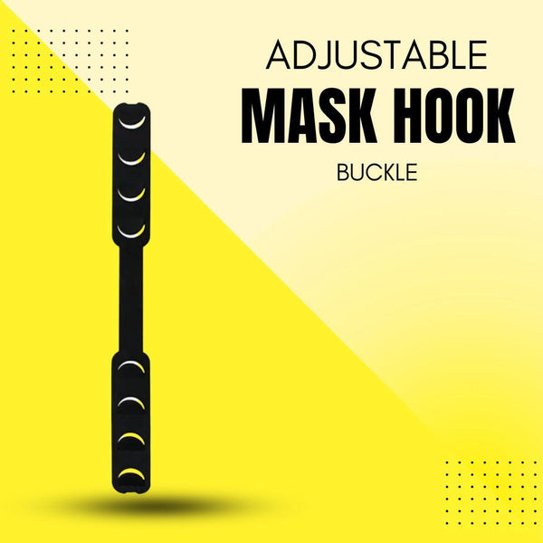 Mask Hook Adjustable Extension Buckle - Multi - Ear Grips Holder Anti-pain | Anti-Slip Reusable Soft - Pack of 5 SehgalMotors.pk