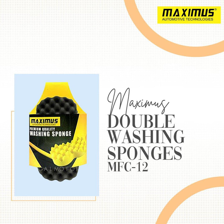 Maximus Double Washing Sponges MFC-12 SehgalMotors.pk