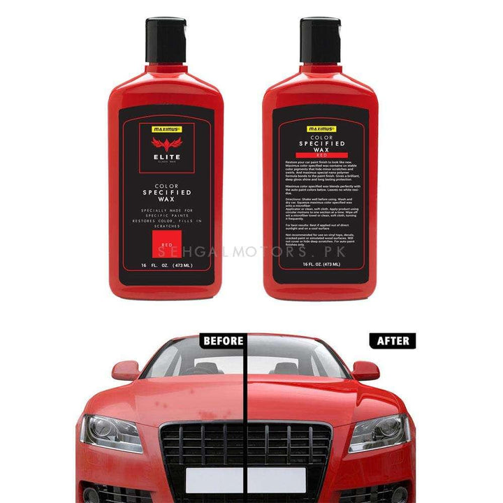 Maximus Elite Class Car Color Wax - Red SehgalMotors.pk