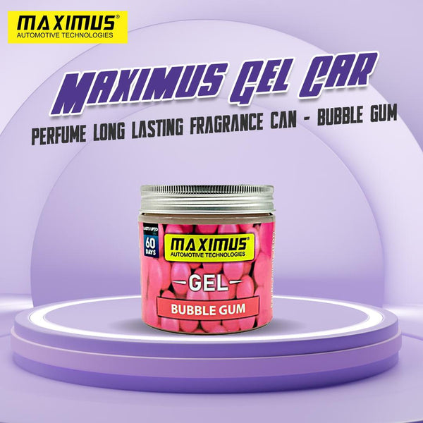 Maximus Gel Car Perfume Long Lasting Fragrance Can - Bubble Gum SehgalMotors.pk