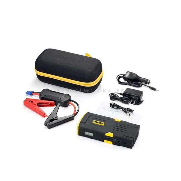 Maximus Power Line Jump Starter - Starts a Car 20 Times in One Charge SehgalMotors.pk