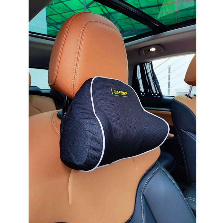 Maximus Premium Neck Rest Headrest Pillow Cushion Black SehgalMotors.pk