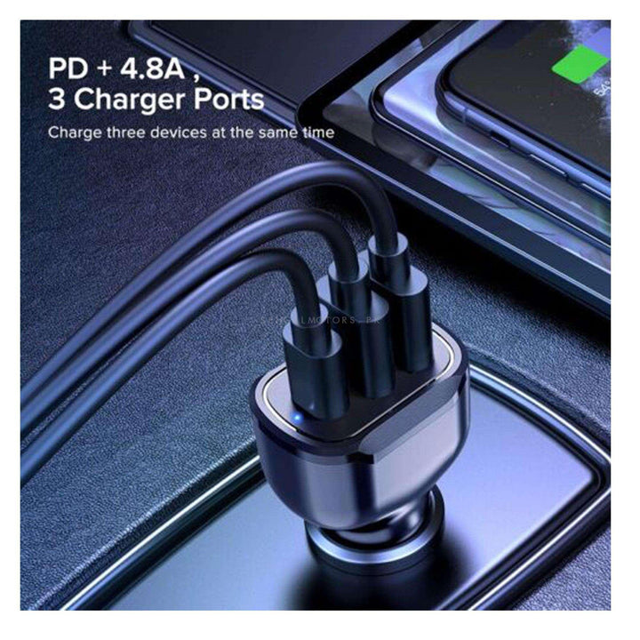 Maximus QC 2.4 30W Charger with 2 USB Quick Charge Ports SehgalMotors.pk