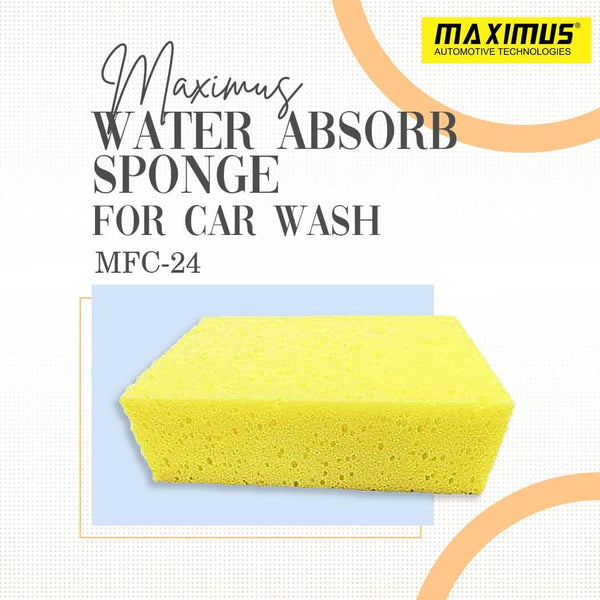 Maximus Water Absorb Sponge - For Car Wash Car Motorcycle Bike Boat And House MFC-24 SehgalMotors.pk