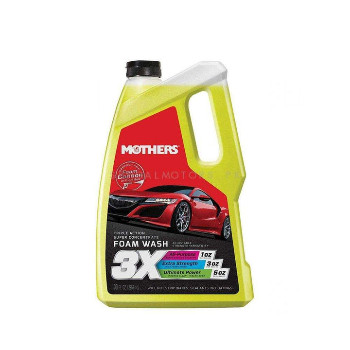 Mothers 3X Triple Action Foam Wash (5610) - Car Shampoo Cleaning Agent SehgalMotors.pk
