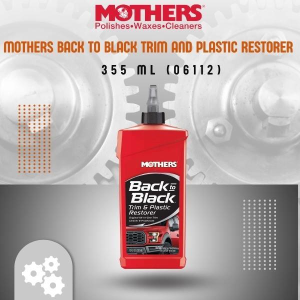 Mothers Back to Black Trim and Plastic Restorer - 355 ML (06112) SehgalMotors.pk