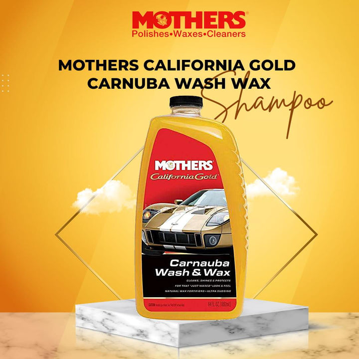 Mothers California Gold Carnuba Wash Wax - 1892ML (05674) - Car Glossy Shampoo Cleaning Agent SehgalMotors.pk