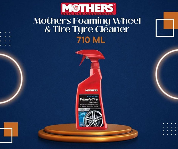 Mothers Foaming Wheel & Tire Tyre Cleaner - 710 ML (05924) SehgalMotors.pk