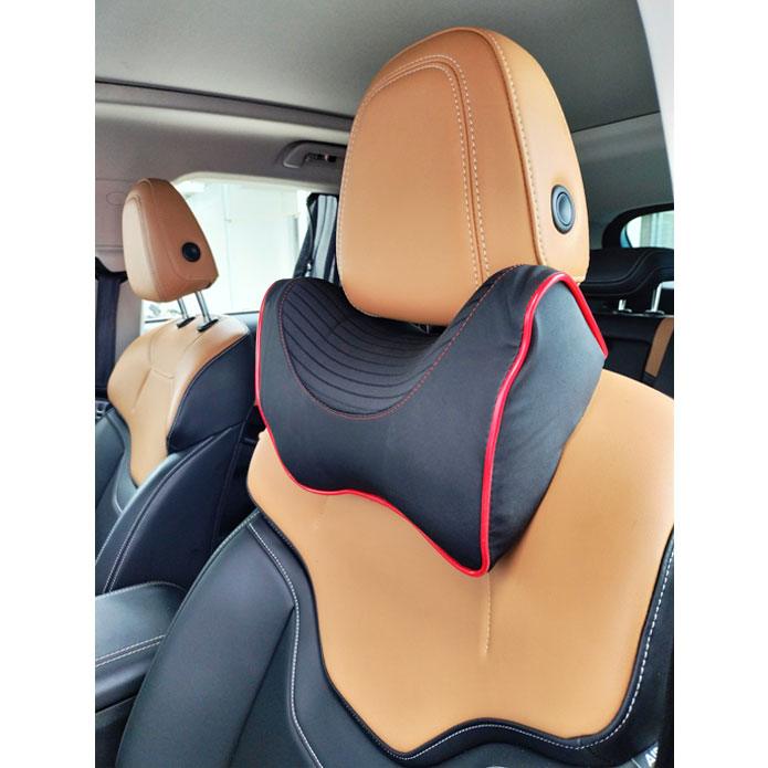 Neck Rest Headrest Pillow Cushion Black And Red SehgalMotors.pk