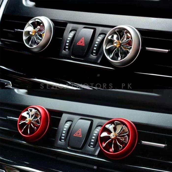 New Style Turbo Fan AC Grill Car Perfume Fragrance - Multi SehgalMotors.pk