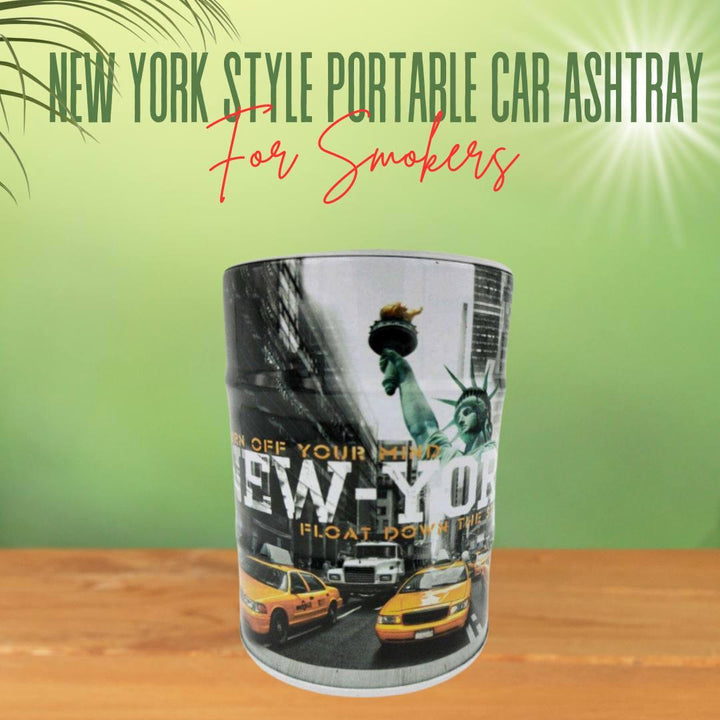 New York Style Portable Car Ashtray For Smokers SehgalMotors.pk