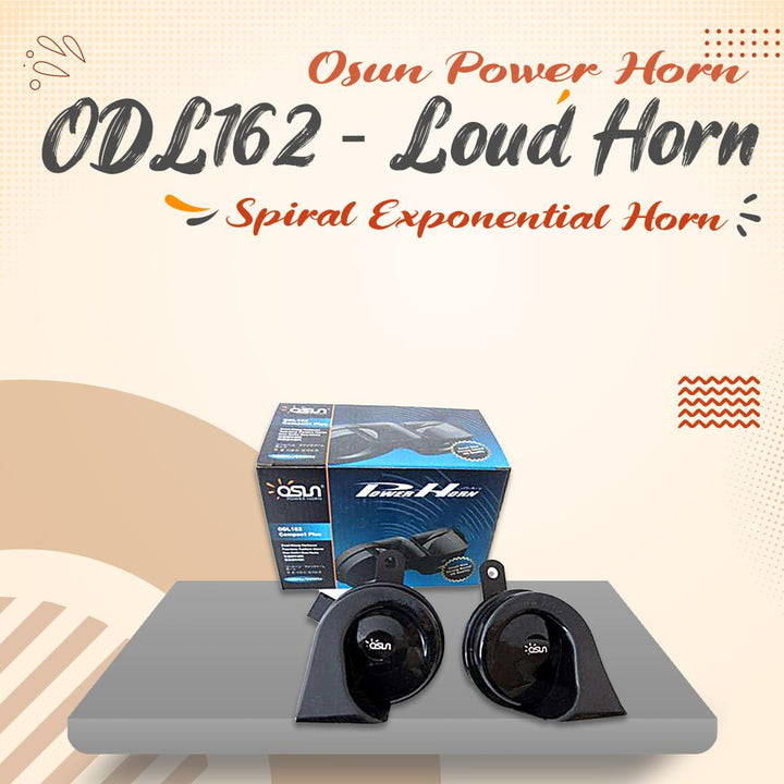 Osun Power Horn ODL162 - Loud Horn | Spiral Exponential Horn | Vehicle Horn SehgalMotors.pk