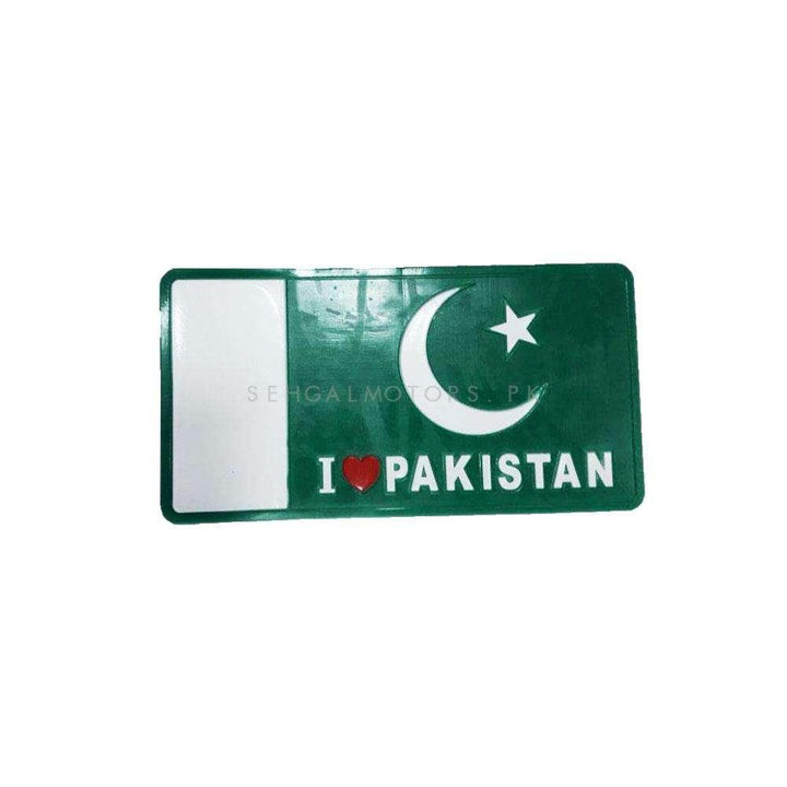 Pakistan Flag Anti-Skid Nonslip Dashboard Mats - Silicon Type Material | Car Anti Slip Mat SehgalMotors.pk