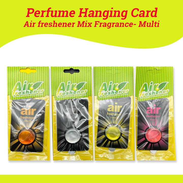 Perfume Hanging Card Air Freshener Mix Fragrance - Multi SehgalMotors.pk