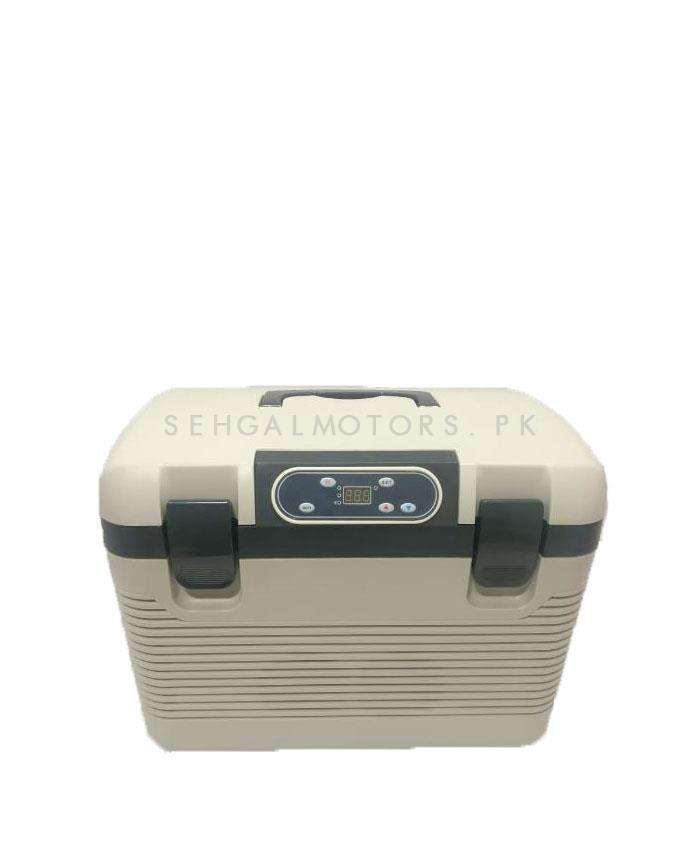 Portable Digital Car Cool Storage Box Fridge White 19 Liters - Code 14364 SehgalMotors.pk