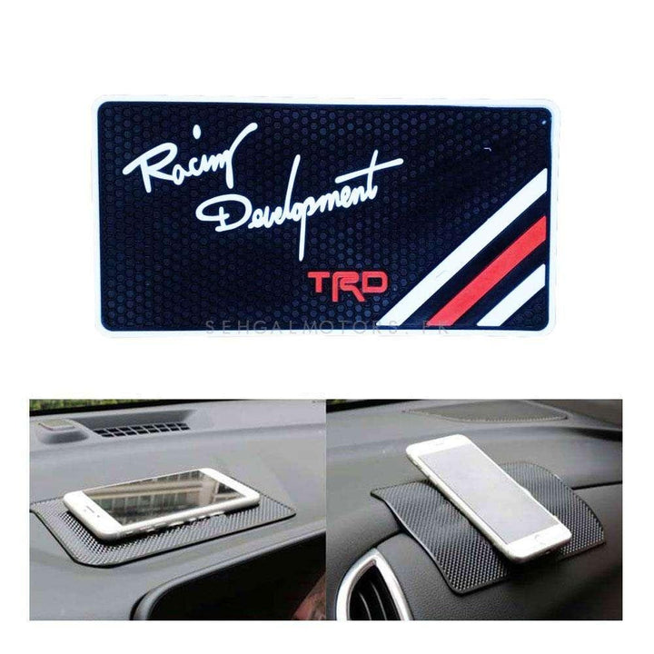 Racing Development TRD Anti-Skid Nonslip Dashboard Mats - Silicon Type Material | Car Anti Slip Mat SehgalMotors.pk