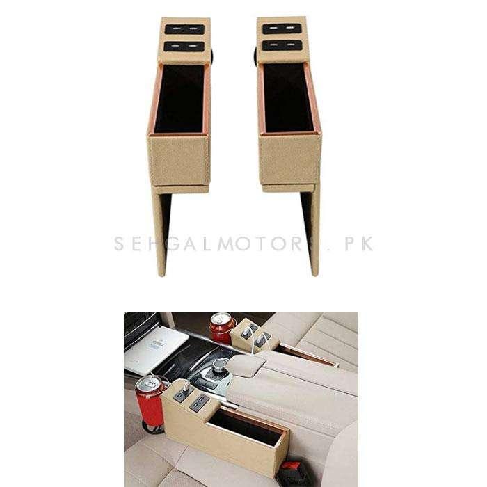 Seat Gap Filler With Multi Color Mix with USB - Each SehgalMotors.pk